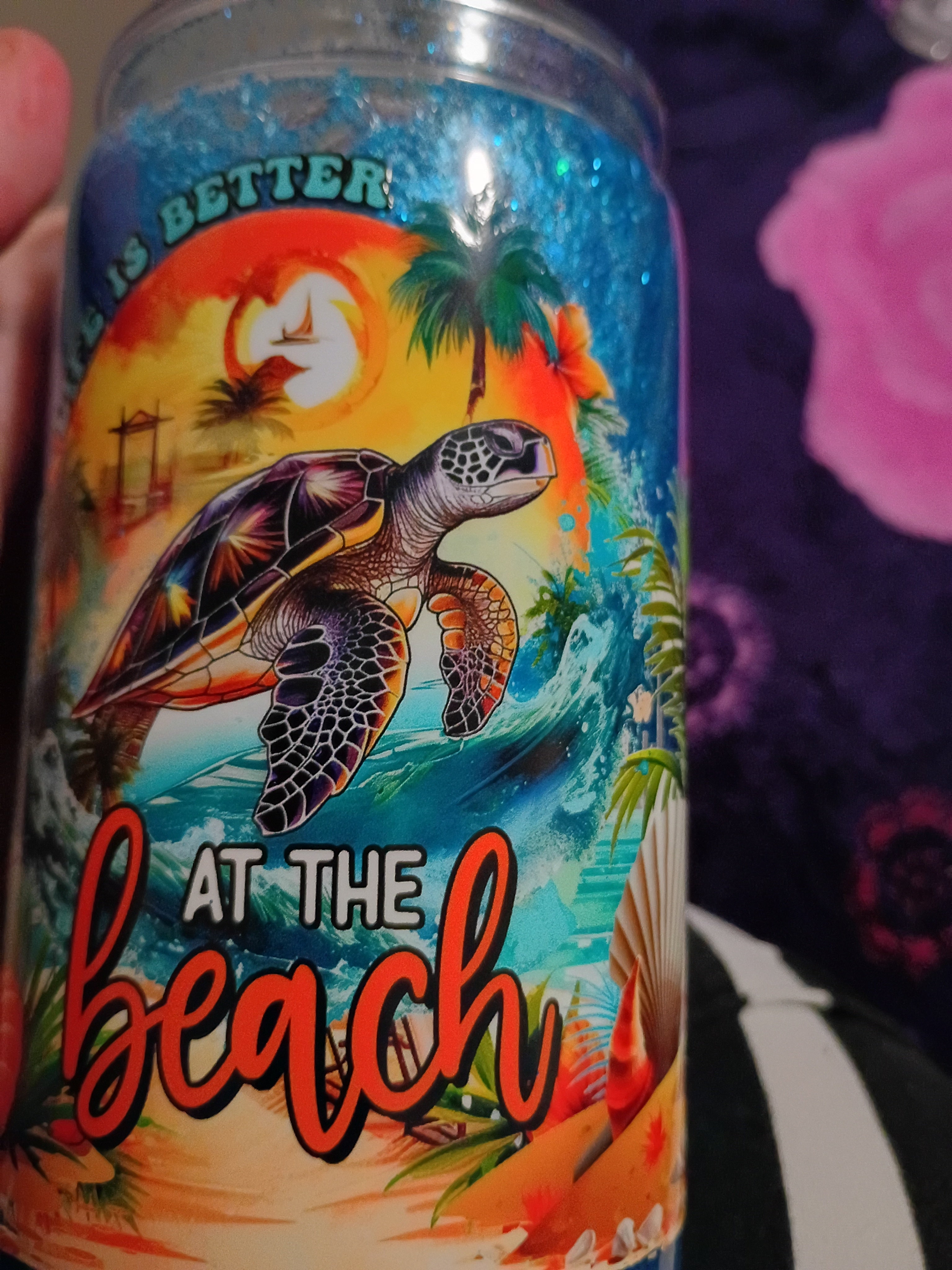 Turtle/Beach tumbler